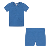 Load image into Gallery viewer, Girls Rib Short 2 PCS Set With Stars
