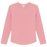 Load image into Gallery viewer, Girls Fine Rib Top With Stars At Sleeves
