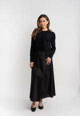 Load image into Gallery viewer, Teen Pointelle Knit Crop Cardigan
