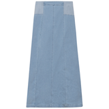 Load image into Gallery viewer, Ladies Stretch Denim Teen Panneled Skirt
