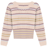 Load image into Gallery viewer, Teen Knit Sweater In Zig Zag Stripe
