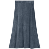 Load image into Gallery viewer, Teen Linen Midi Length Skirt With Ruffle At Bottom
