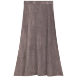 Load image into Gallery viewer, Teen Linen Midi Length Skirt With Ruffle At Bottom
