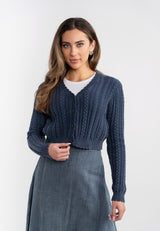 Load image into Gallery viewer, Teen Linen Midi Length Skirt With Ruffle At Bottom
