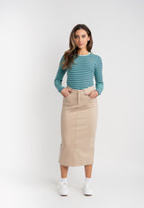 Load image into Gallery viewer, Teen Ponte Long Skirt
