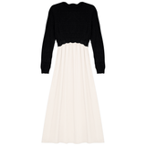 Load image into Gallery viewer, Teen Dress With Knit Top And Woven Bottom
