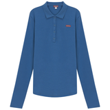 Load image into Gallery viewer, Teen Fine Rib Polo Top
