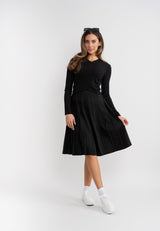 Load image into Gallery viewer, Pull On Pleated Skirt
