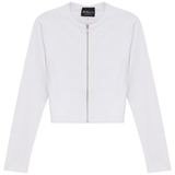 Load image into Gallery viewer, Ladies Maternity Ribbed Zip Cardigan
