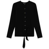 Load image into Gallery viewer, Ladies Maternity Tie Front Cardigan

