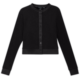 Load image into Gallery viewer, Ladies Maternity Ribbed Cropped Cardigan
