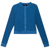 Load image into Gallery viewer, Ladies Maternity Ribbed Cropped Cardigan
