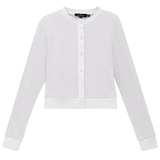 Load image into Gallery viewer, Ladies Maternity Ribbed Cropped Cardigan
