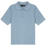 Load image into Gallery viewer, Boys Distressed Rib Polo
