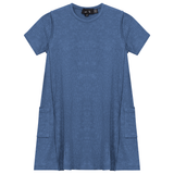 Load image into Gallery viewer, Girls Distressed Fine Rib Dress
