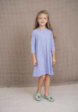 Load image into Gallery viewer, Girls Distressed Fine Rib Dress
