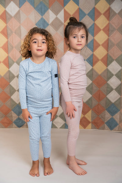 Modal Jersey Kids Top And Legging Set With Star Print