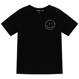 Load image into Gallery viewer, Fine Rib Boys Top  With Smiley Embroidery
