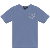 Load image into Gallery viewer, Fine Rib Boys Top  With Smiley Embroidery
