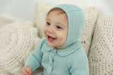 Load image into Gallery viewer, Baby Boys Jersey Stretchy With Knitted Cardigan Set (3PC)
