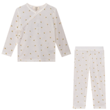 Load image into Gallery viewer, Floral Print Pointelle Jersey Girl Top And Legging Set
