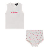 Load image into Gallery viewer, Babys Cotton Spandex 2 PC Set Printed Shorts With Top
