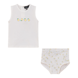 Load image into Gallery viewer, Babys Cotton Spandex 2 PC Set Printed Shorts With Top
