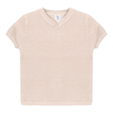 Load image into Gallery viewer, Boys Textured Knit Short Sleeves Sweater
