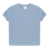 Load image into Gallery viewer, Boys Textured Knit Short Sleeves Sweater
