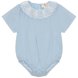 Load image into Gallery viewer, Woven Baby Bubble With Crochet Neck
