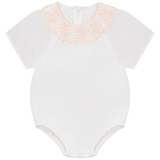 Load image into Gallery viewer, Woven Baby Bubble With Crochet Neck
