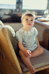 Load image into Gallery viewer, Woven Baby Bubble With Crochet Neck
