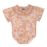 Load image into Gallery viewer, Girls Big Floral Smocking Bubble
