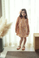 Load image into Gallery viewer, Girls Big Floral Smocking Dress
