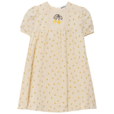 Load image into Gallery viewer, Girls Cherry Printed Linen Dress
