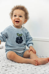 Load image into Gallery viewer, Baby Boys Striped Trim 2 PC Set
