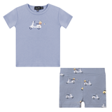 Load image into Gallery viewer, Baby Boys Rib Printed 2 PC Set
