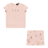 Load image into Gallery viewer, Baby's Printed Thin Fleece Printed 2 pc Set
