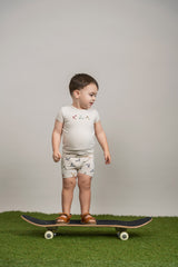 Load image into Gallery viewer, Baby's Printed Thin Fleece Printed 2 pc Set
