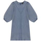 Load image into Gallery viewer, Girls Washed Denim Dress
