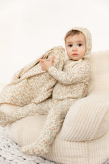Load image into Gallery viewer, Baby Rib Blanket With Decorative Stitch

