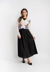 Load image into Gallery viewer, Teen Embroidered Cropped Cardigan
