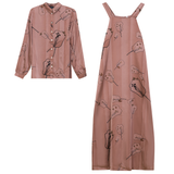 Load image into Gallery viewer, Teens Satin Printed Jumper With Top 2 PC Set
