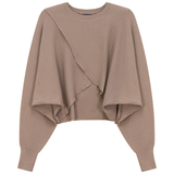 Load image into Gallery viewer, Teens Textured Knit Cropped Wrap Sweater
