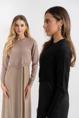 Load image into Gallery viewer, Teens Knit Cropped Sweater
