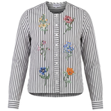 Load image into Gallery viewer, Ladies Embroidered Striped Blouse
