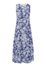 Load image into Gallery viewer, Ladies Denim Printed Linen Jumper
