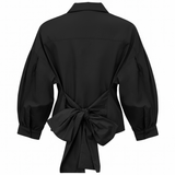 Load image into Gallery viewer, Ladies Cotton Satin Wrap Blouse
