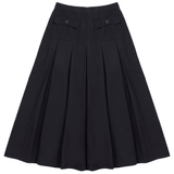 Load image into Gallery viewer, Pleated Midi Cotton Skirt
