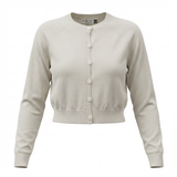Load image into Gallery viewer, Ladies Cropped Shimmer Cardigan
